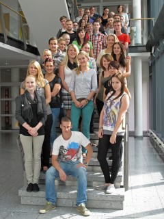 Gruppenfoto der Ausbildungsgruppen am Standort Bad Hersfeld