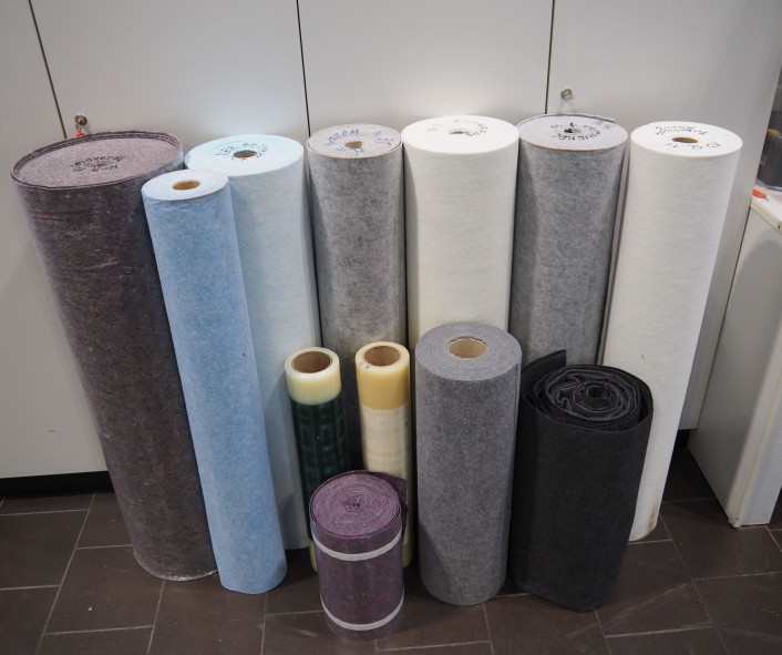 Floor Saw Textiles Dust Filter Material Roll Pray Paint Booth Low Initial  Resistance