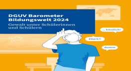 Titelbild der Veröffentlichung DGUV Barometer Bildungswelt 2024.