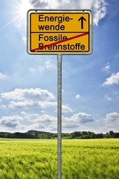 Foto: Straßenschild "Energiewende"