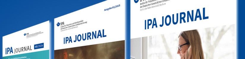 Die Titelbilder der drei IPA Journale hintereinander